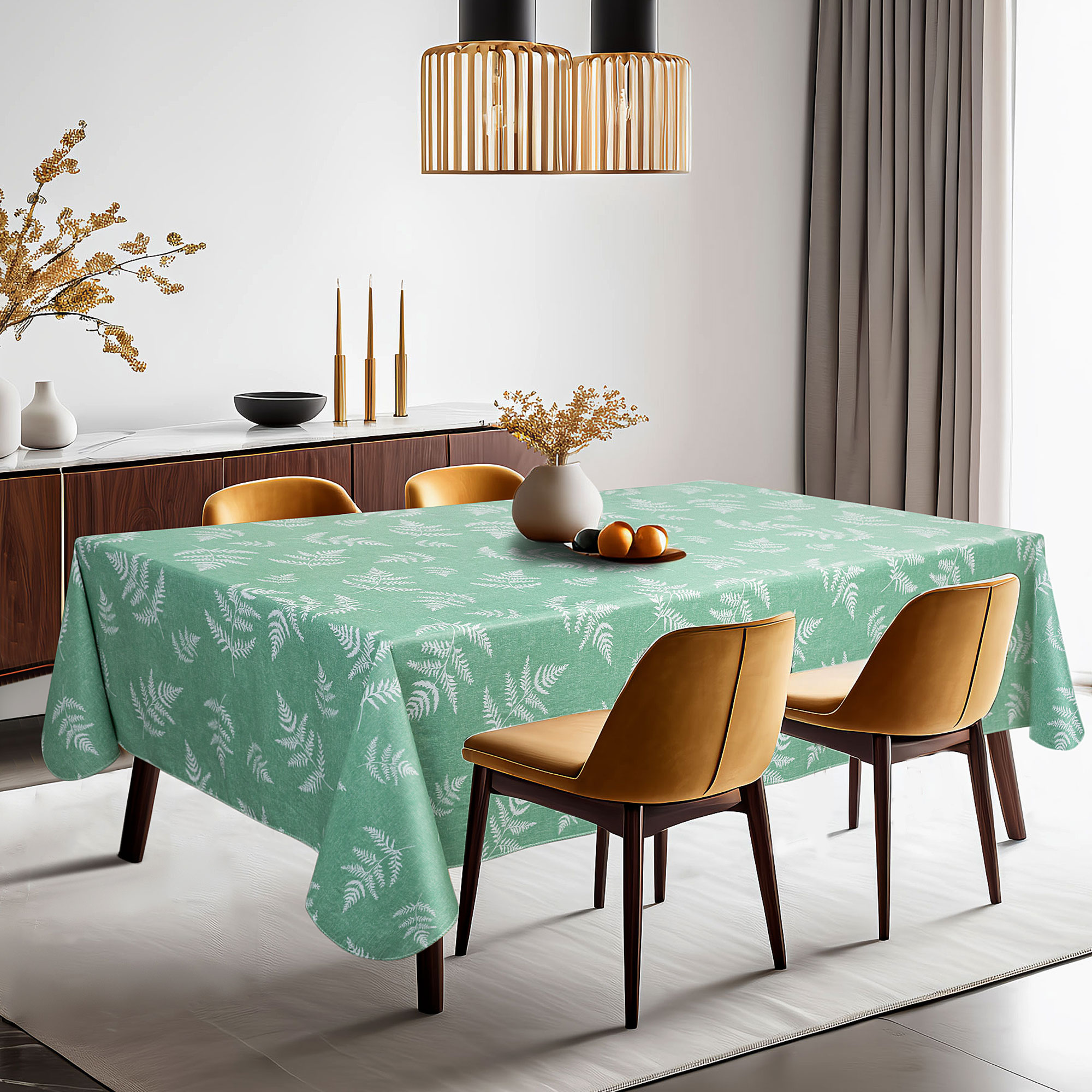Наволочка для стола с принтом папоротника