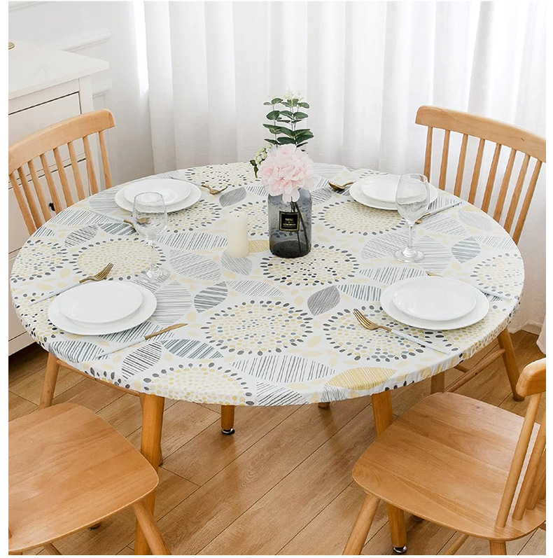 ПВХ-покрывало с круглым геометрическим узором