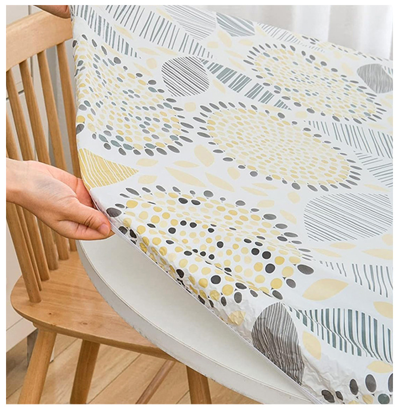 ПВХ-покрывало с круглым геометрическим узором