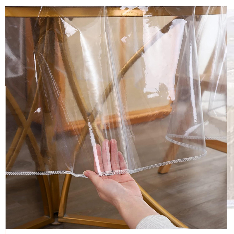 ПВХ-покрывало круглое прозрачное