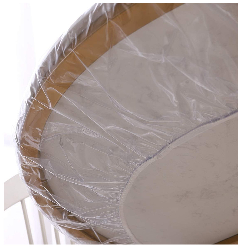 ПВХ-покрывало круглое прозрачное с резинкой