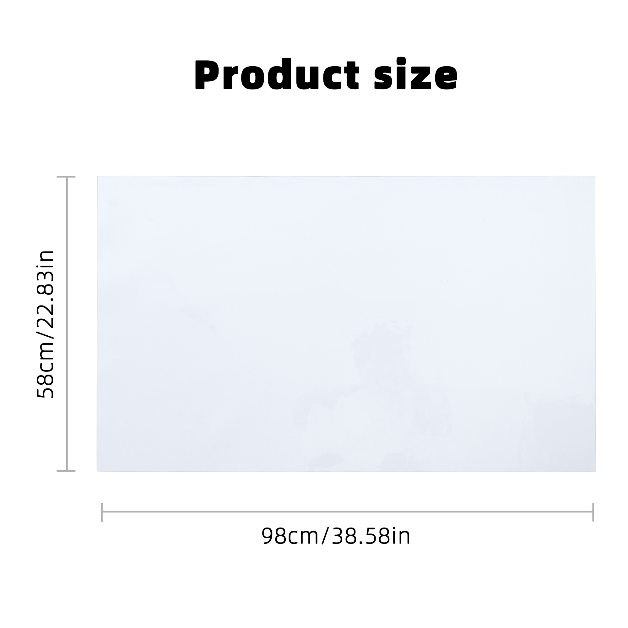 Прозрачная PP-подставка для стола: невидимая защита + “без перекрытия” привлекательности стола — практично и стильно