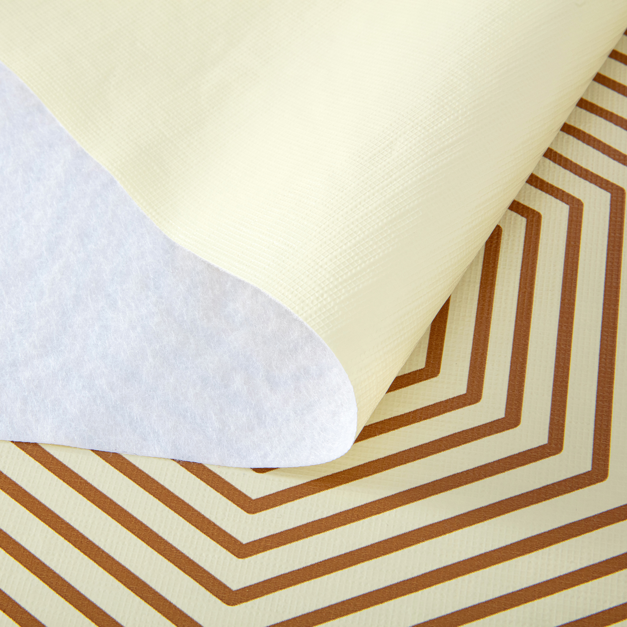 Скатерть PVC прямоугольная светлая геометрия линий