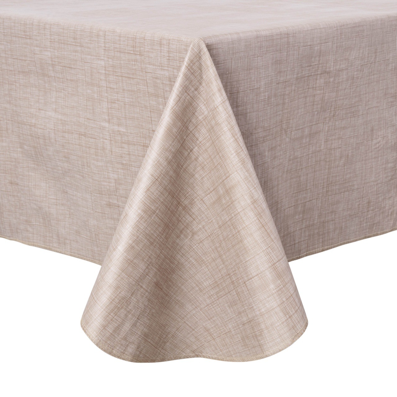 ПВХ-Покрывало Прямоугольное Бежевое Тканная Текстура