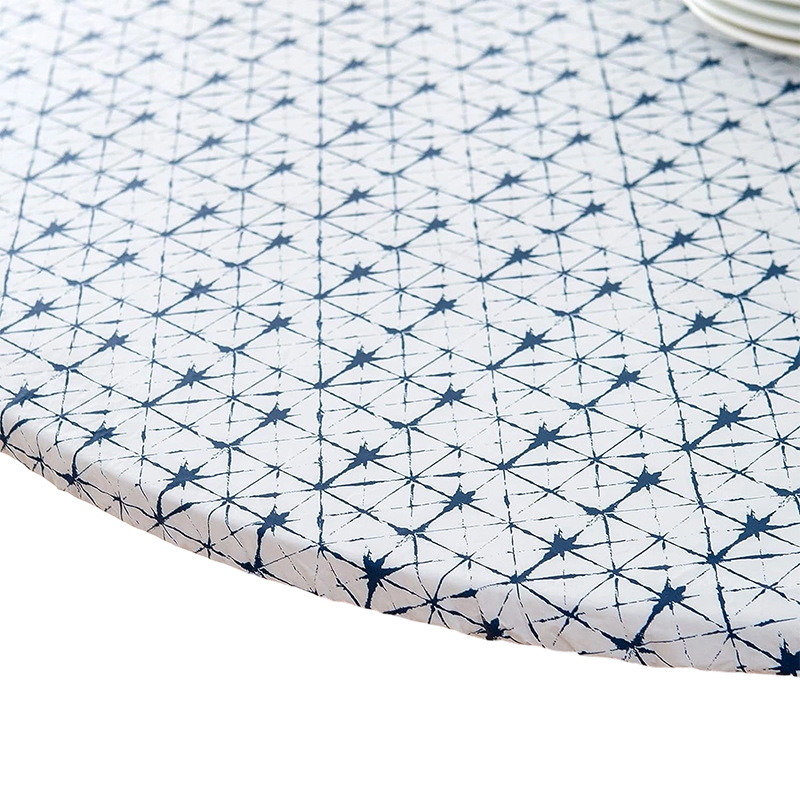 Круглое ПВХ-Покрывало с Голубыми Стрелками