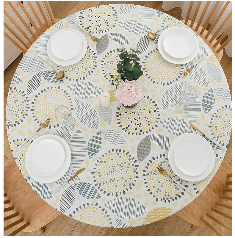 ПВХ-покрывало с круглым геометрическим узором