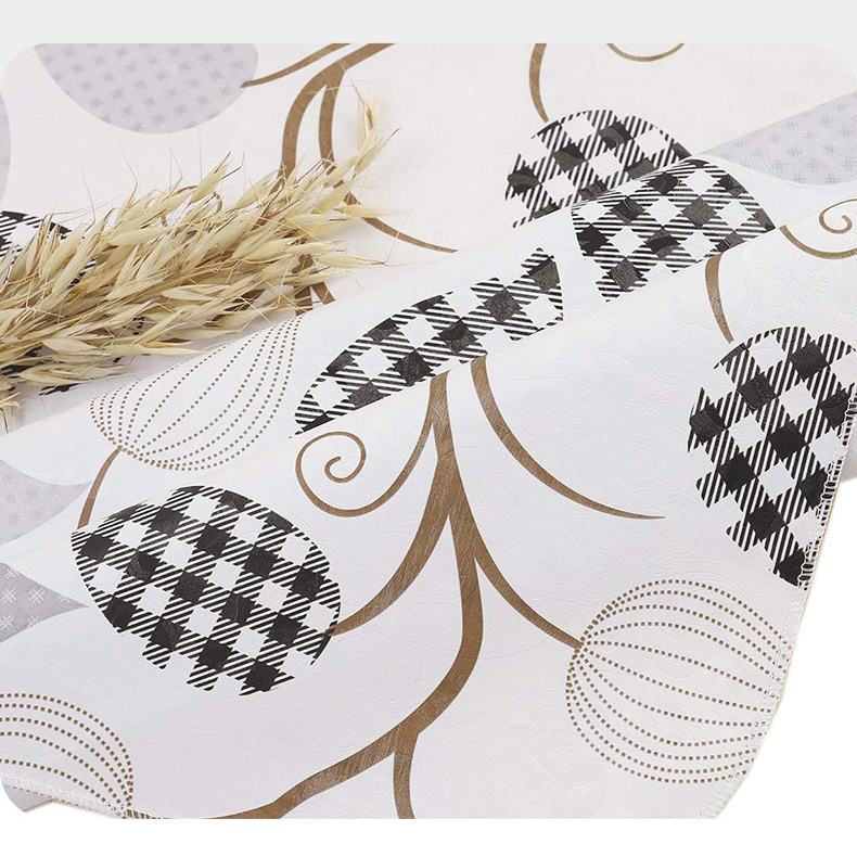 ПВХ-покрывало прямоугольное с листовым узором