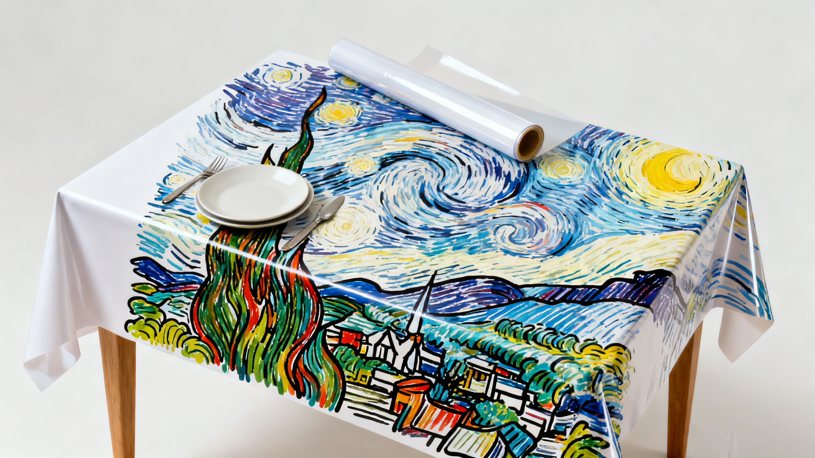 Как технологии влияют на производство белых скатертей?