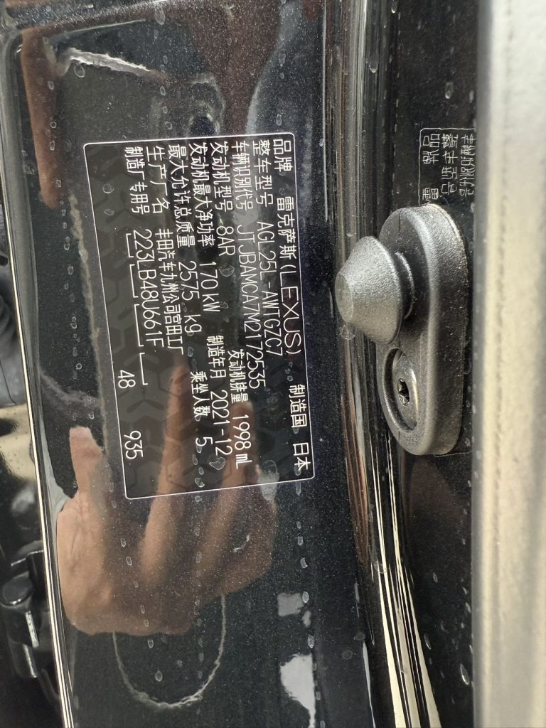 Lexus RX300 2021 RX300 4WD Special Edition - Huishida Trading