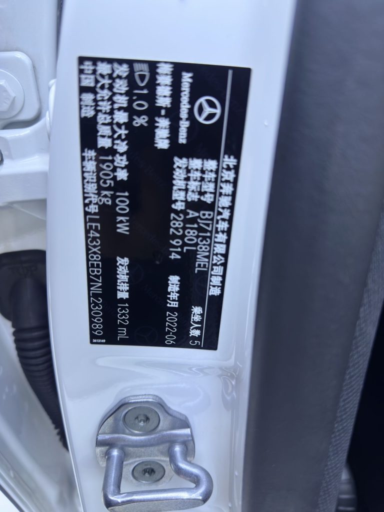 Mercedes-Benz A-Class 2022 Facelift A 180 L Sport Sedan - Huishida Trading