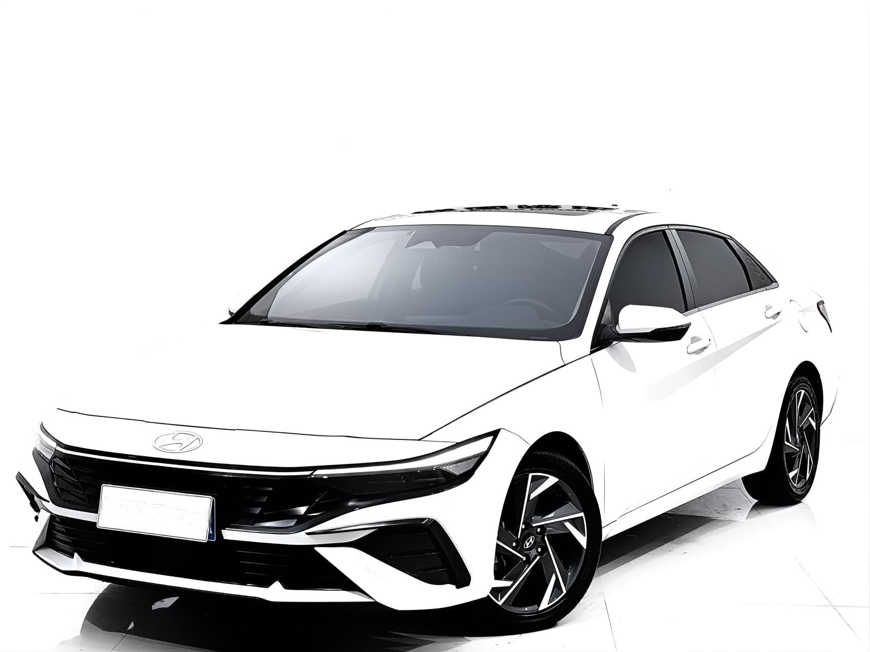 Hyundai Elantra,  2023 модельный год, 1,5 л, CVT, версия LUX