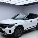 Kia Seltos, белый, 2023 г. выпуска, 1,5 л, CVT, версия «Люкс»