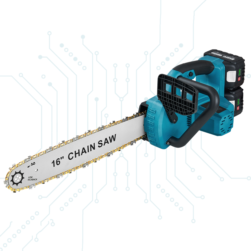 Аккумуляторная цепная пила 16 дюймов высокой мощности: универсальный инструмент для профессиональной лесозаготовки и домашней обрезки растений