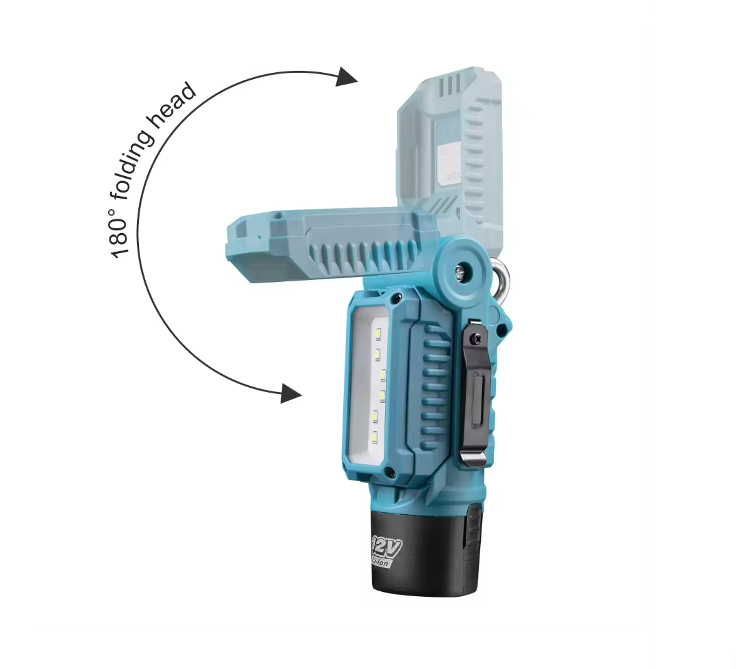 Складываемый магнитный яркий литий-ионный фонарик