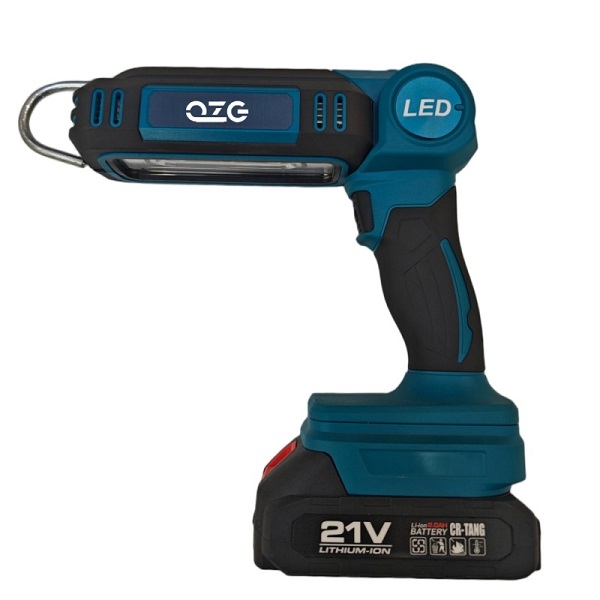 Литий-ионный складывающийся фонарь 21В  | Портативный яркий фонарь для профессиональных работ