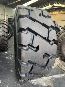 OTR tires with deep lug pattern for construction mine site