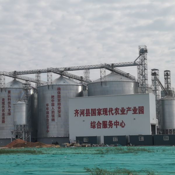 山东绿季农业科技开发有限公司 6座5000吨钢板仓工程
