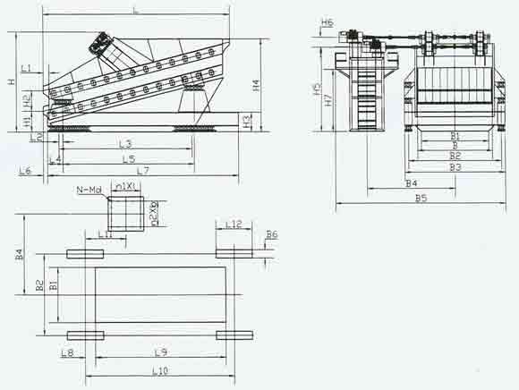Большой двухслойный вибрационный грохот серии LZS (3)