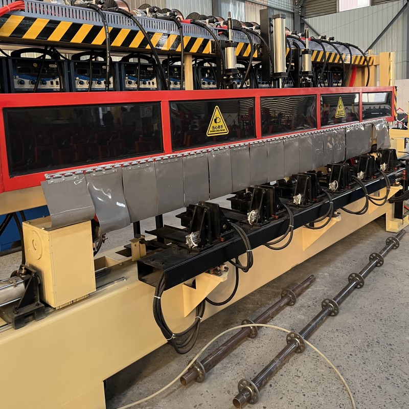 Мощный сварочный аппарат для строительных труб с автоматической подачей, сертифицированный CE для производственной линии строительных лесов