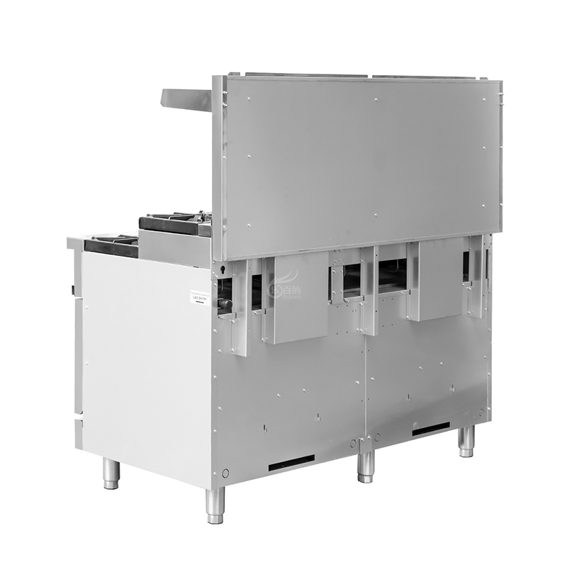 Коммерческая газовая плита с 10 конфорками и многоуровневым дизайном (RGR60LS)