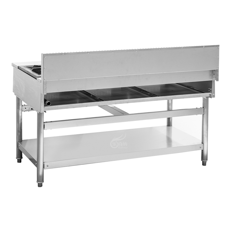 Огромный отдельный газовый газовый сток с 3-стойками с горелкой из 3 кольца (GSPR-33)