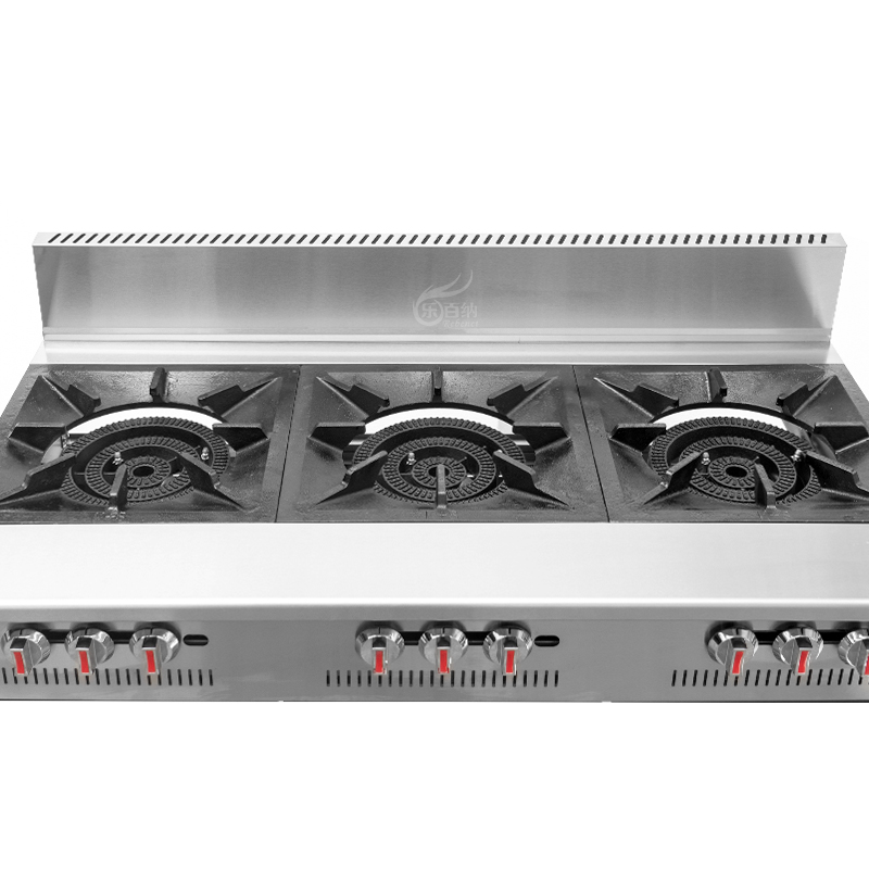 Огромный отдельный газовый газовый сток с 3-стойками с горелкой из 3 кольца (GSPR-33)