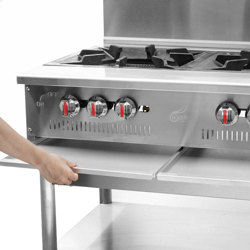 Огромный отдельный газовый газовый сток с 3-стойками с горелкой из 3 кольца (GSPR-33)