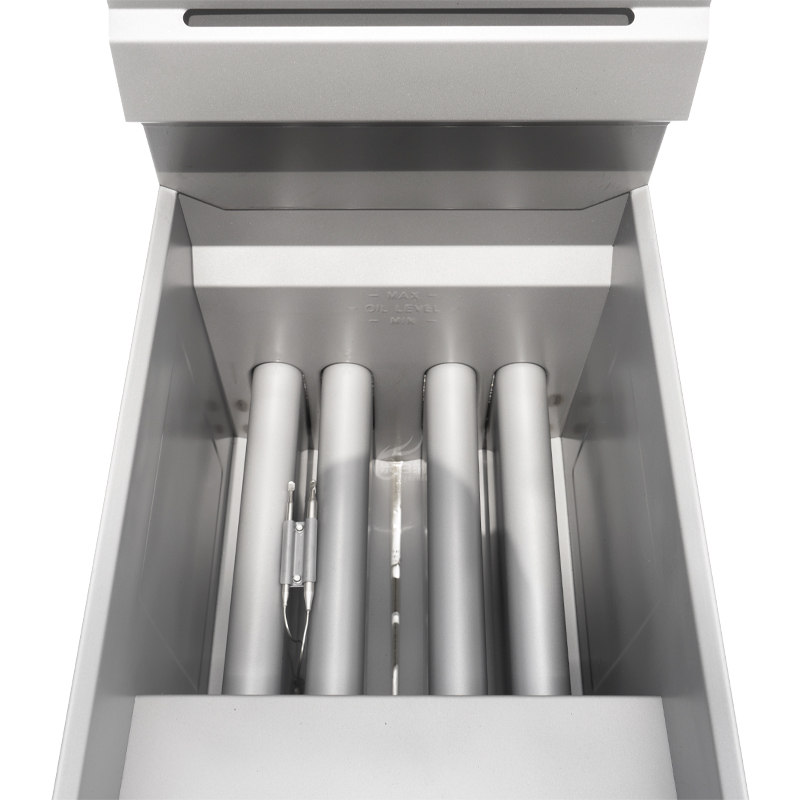 Газовая фритюрница с 4-трубными горелками для коммерческой кухни – система управления Robershaw, 120,000 BTU (GF120)