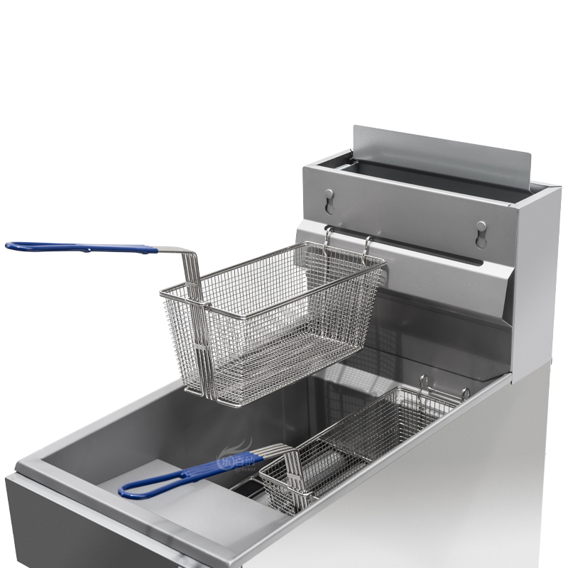 Газовая фритюрница с 4-трубными горелками для коммерческой кухни – система управления Robershaw, 120,000 BTU (GF120)