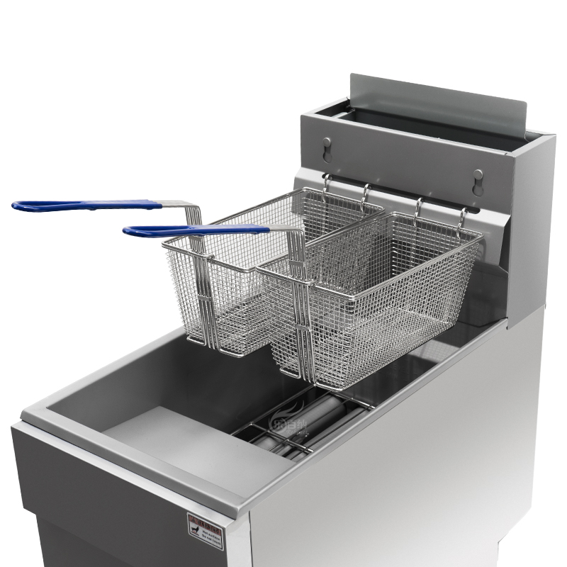 Газовая фритюрница с 4-трубными горелками для коммерческой кухни – система управления Robershaw, 120,000 BTU (GF120)