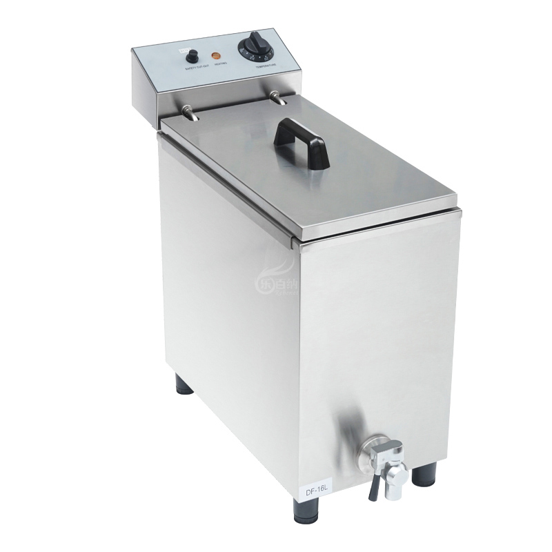 Промышленная фритюрница для корн-догов и хот-догов на 12 шпажек с зажимами, 16 литров (DF-16L)