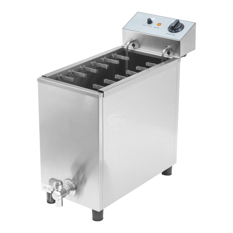 Промышленная фритюрница для корн-догов и хот-догов на 12 шпажек с зажимами, 16 литров (DF-16L)