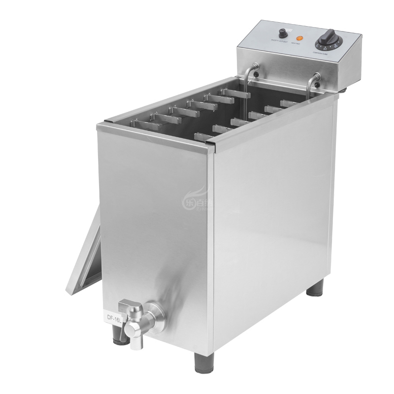 Промышленная фритюрница для корн-догов и хот-догов на 12 шпажек с зажимами, 16 литров (DF-16L)