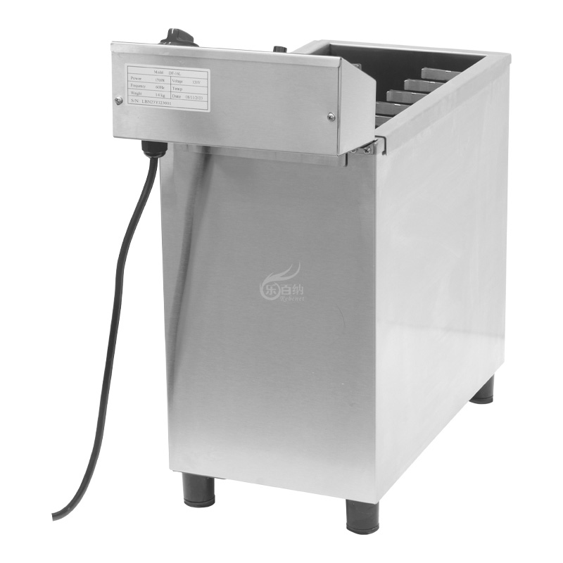 Промышленная фритюрница для корн-догов и хот-догов на 12 шпажек с зажимами, 16 литров (DF-16L)