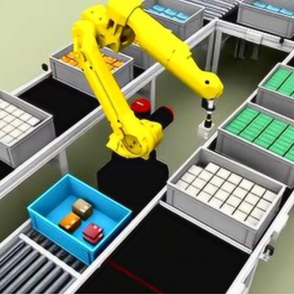 Роботизированная система сортировки грузов