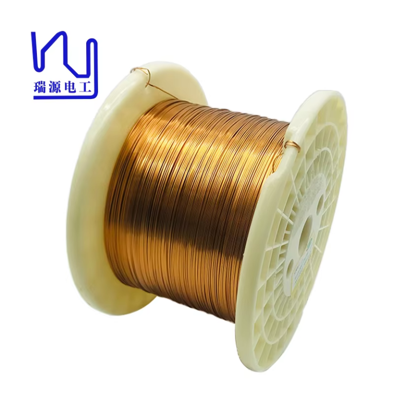 AIW220℃ 0.5mmx1.0mm Высокотемпературная плоская медная проволока, покрытая эмалью - Компания Tianjin Ruiyuan Electric Material Co., Ltd