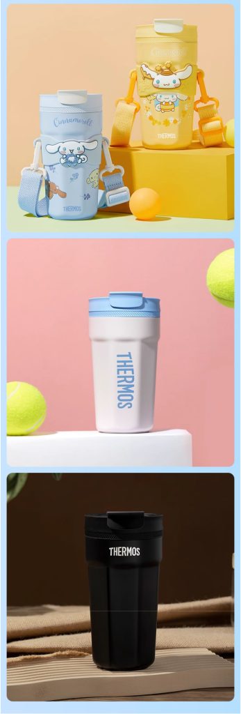【膳魔师膳魔师】膳魔师（THERMOS）保温杯400ml男女士儿童316L不锈钢咖啡保冷水杯子TEM_08