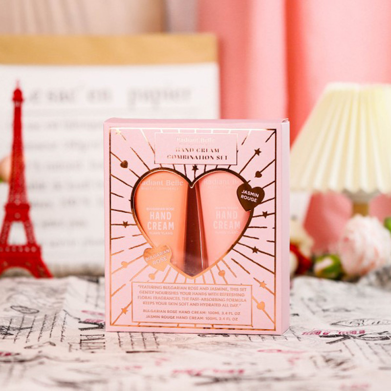 Подарочный набор из двух кремов для рук с эксклюзивным ароматом | Оптовая продажа напрямую от производителя, удобная упаковка в картонной коробке