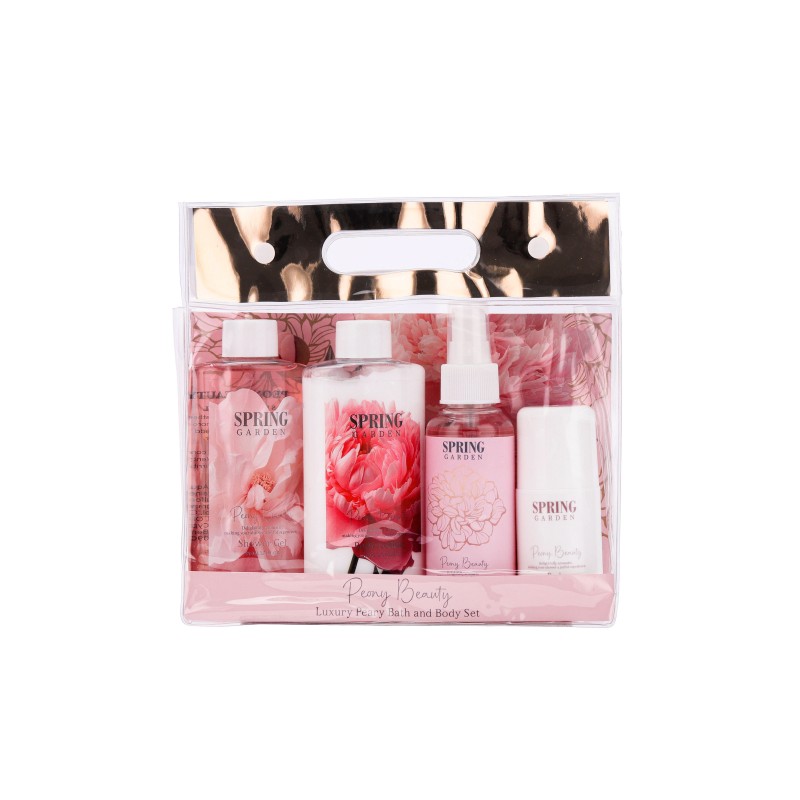 【Портативный ароматизатор и шепот】Набор для ванны с ароматом 4-в-1 от Яндекс.Платформы: гель для душа (180 мл) + лосьон для тела (180 мл) + дезодорант-спрей (108 мл) + роликовый дезодорант (50 мл ) ｜Прозрачный чехол из ПВХ + карточка (возможна персонализация)