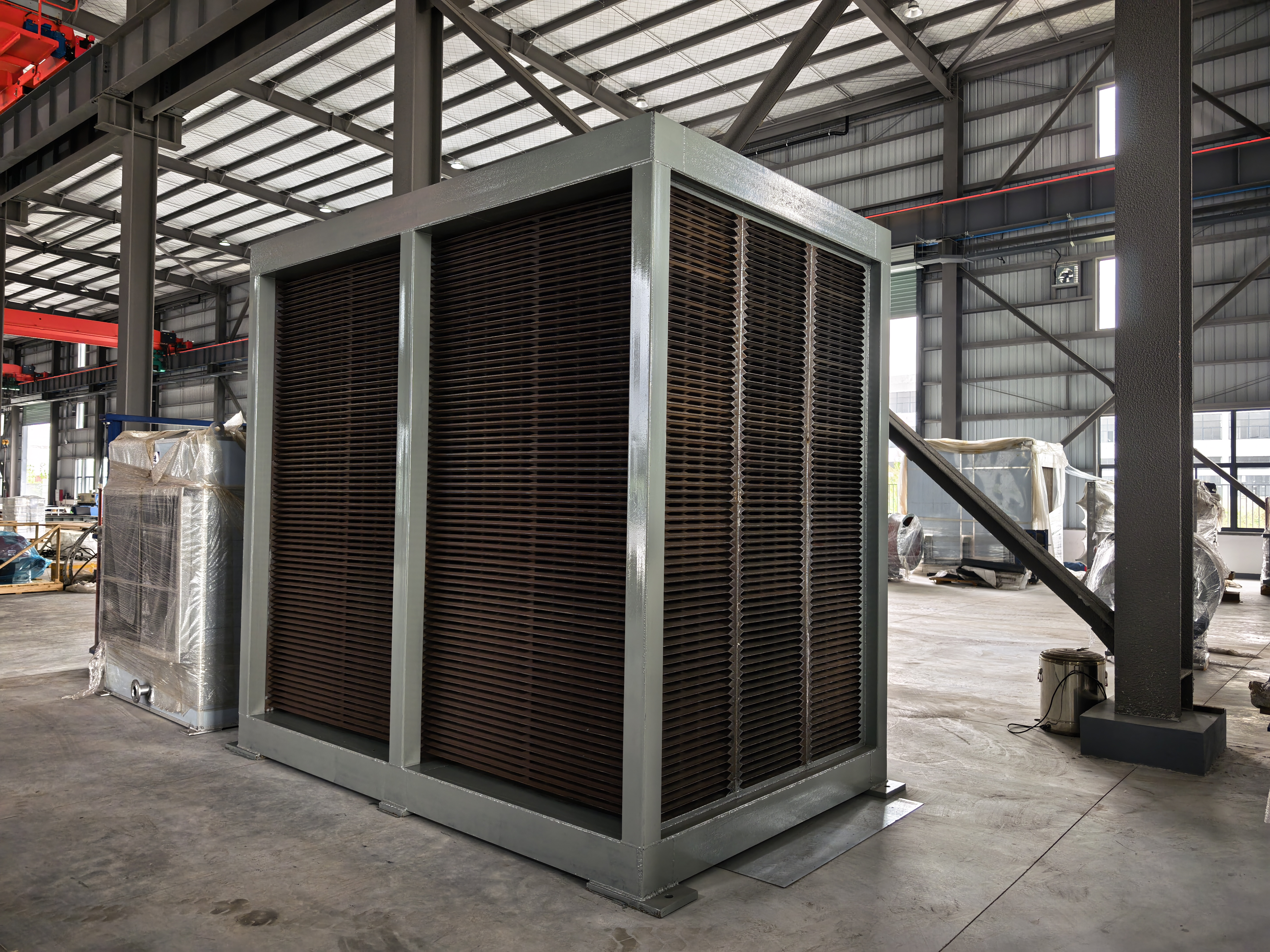 Принцип работы Пластинчатый воздухо-воздушный теплообменник