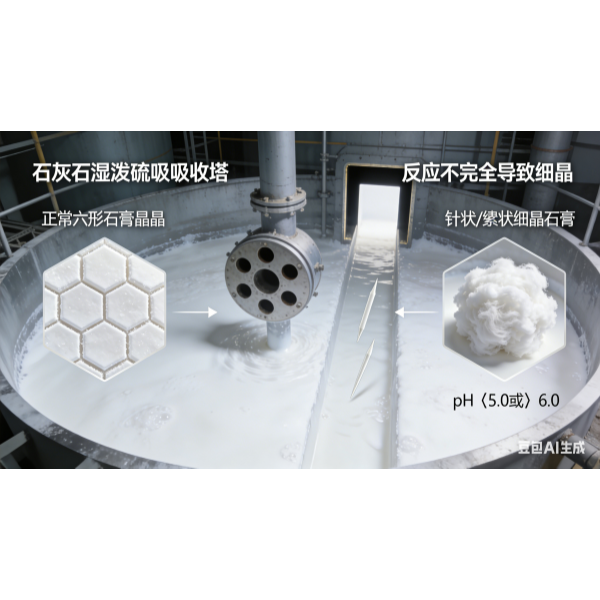 Причины чрезмерной влажности гипса в процессе десульфуризации влажного известняка