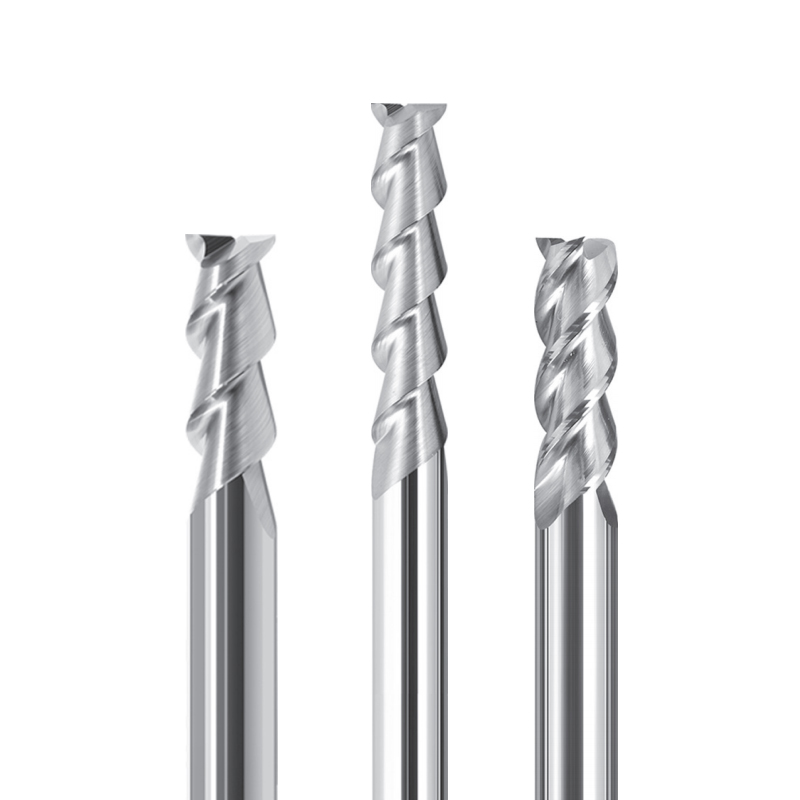 Высокоглянцевая фреза для алюминия Концевые фрезы из карбида вольфрама для обработки поверхности