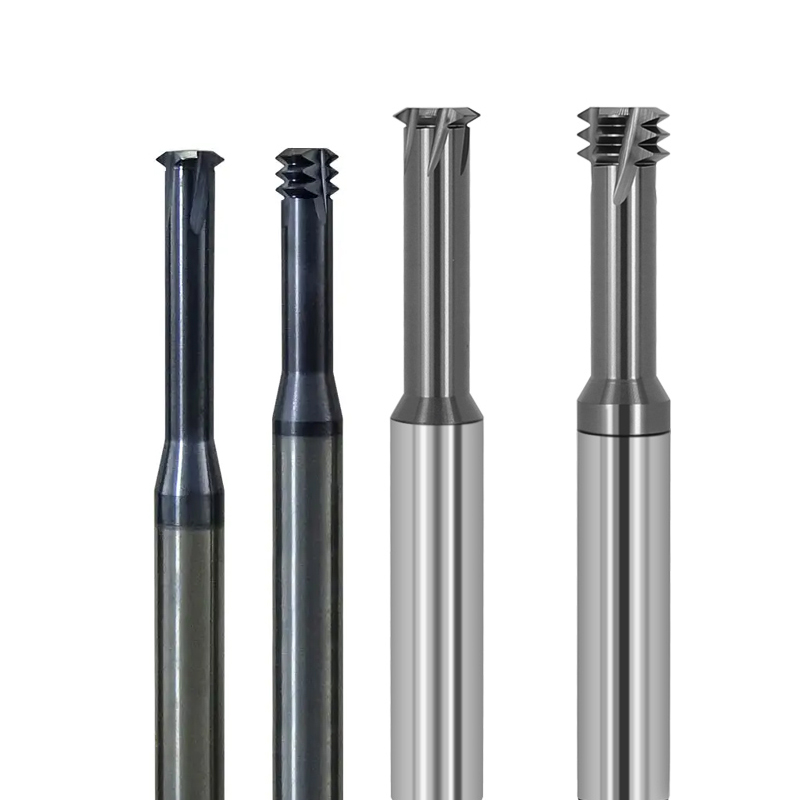 Резьбонарезной инструмент твердосплавная трехзубая концевая фреза