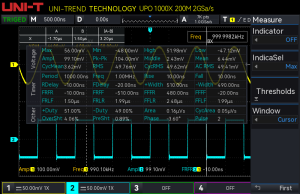 UPO1000 series digital oscilloscope