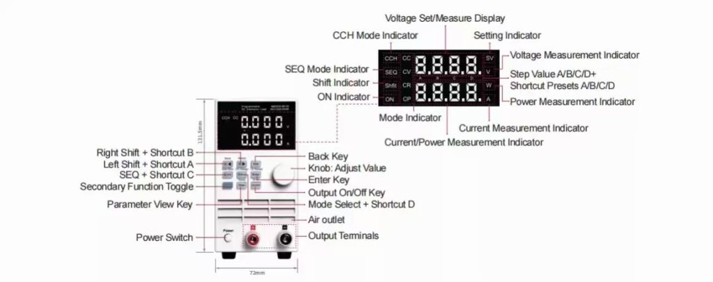 N62320-80-30 Series Portable DC Electronic Load