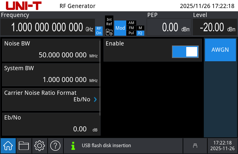 Генератор радиочастотных сигналов серии USG5000V