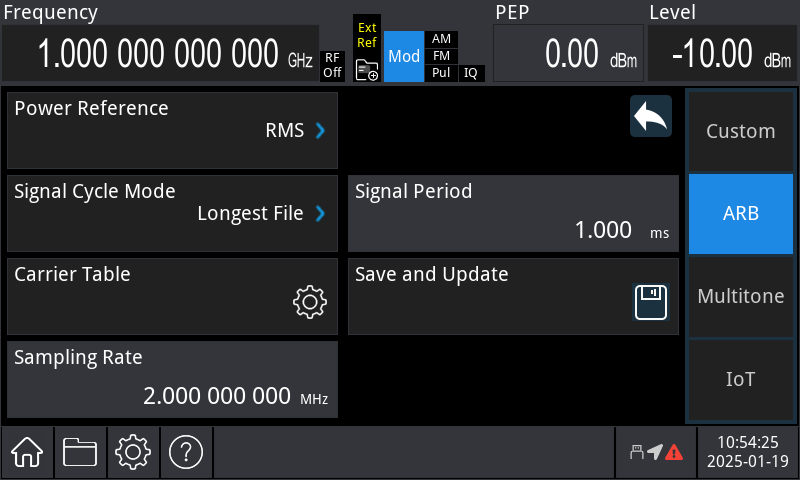 Генератор радиочастотных сигналов серии USG5000V