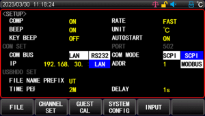 Многоканальный температурный тестер серии UT3200+