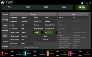Многофункциональный генератор смешанных сигналов серии UTG4000X