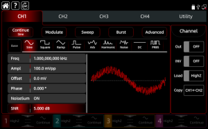 Многофункциональный генератор смешанных сигналов серии UTG4000X